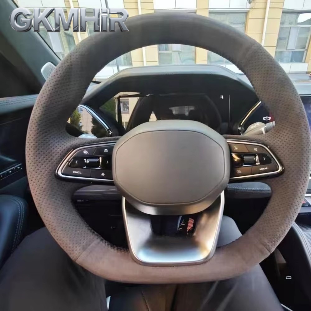 Car Steering Wheel Cover Anti Slip Breathable - Customization Car Steering Wheel Cover Accessories