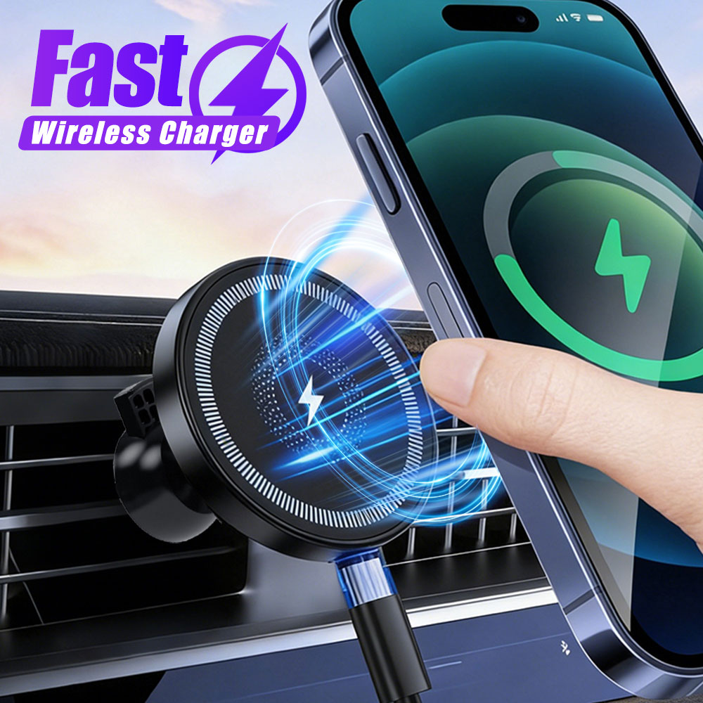 Magnetic Wireless Car Charger  - Wireless Car Charger Mount Fast Charging recension och pris