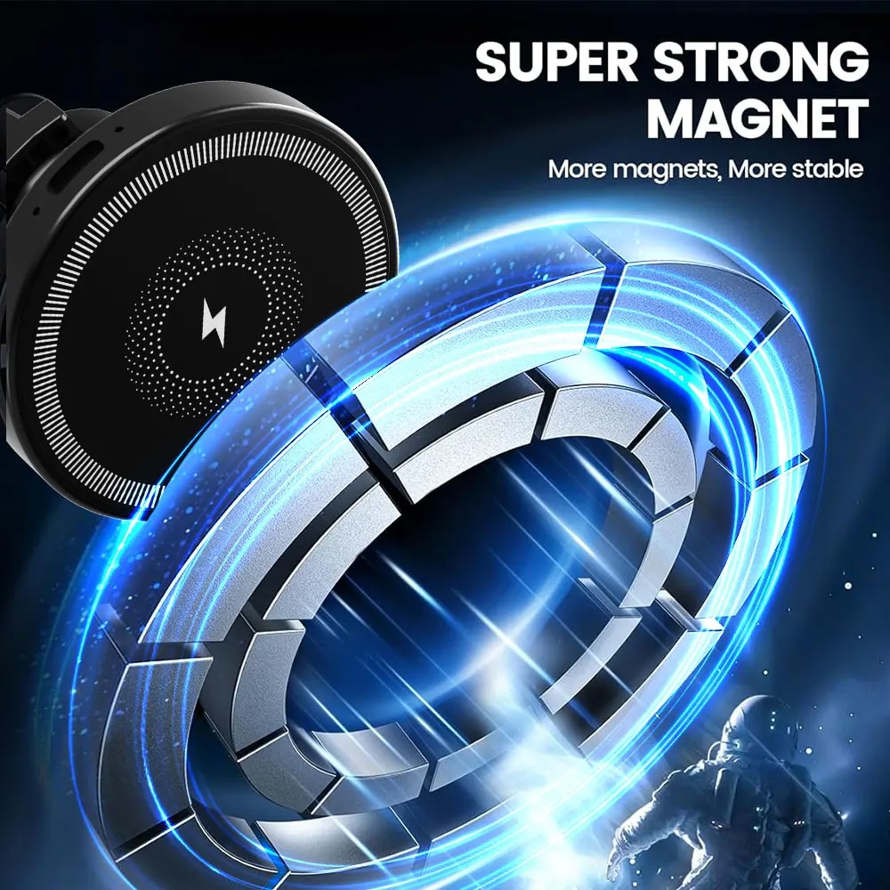Magnetic Wireless Car Charger  - Wireless Car Charger Mount Fast Charging recension och pris