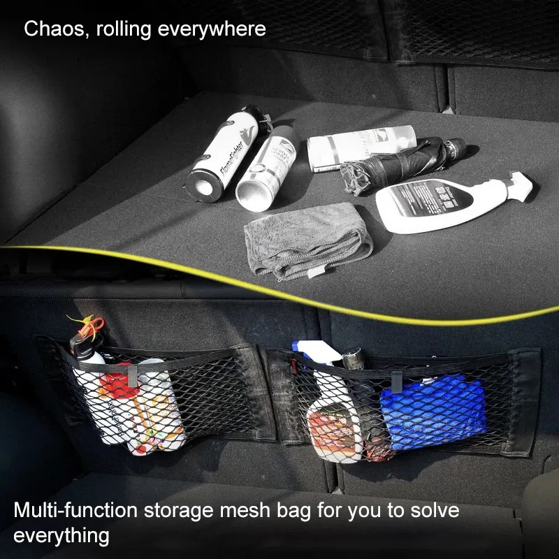 Car Back Rear Trunk Seat Elast - Car Trunk Organizer Foldable Storage Box recension och pris