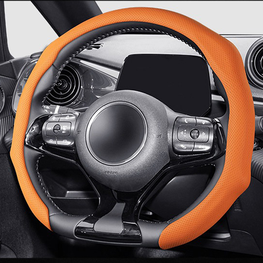 NAPPA Leather Universal Car St - Car Steering Wheel Cover Anti Slip Breathable recension och pris