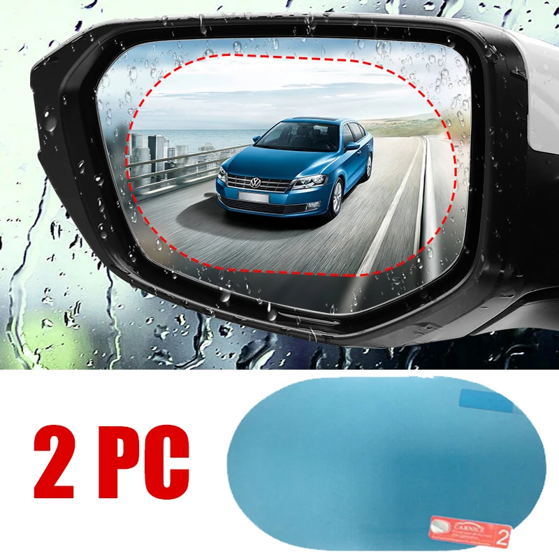 2PCS Car Sticker Rainproof Fil - Anti Glare Car Rearview Mirror Film recension och pris