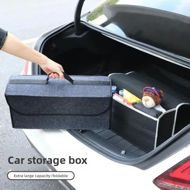 Car Trunk Storage Box Felt Fol - Car Trunk Organizer Foldable Storage Box recension och pris