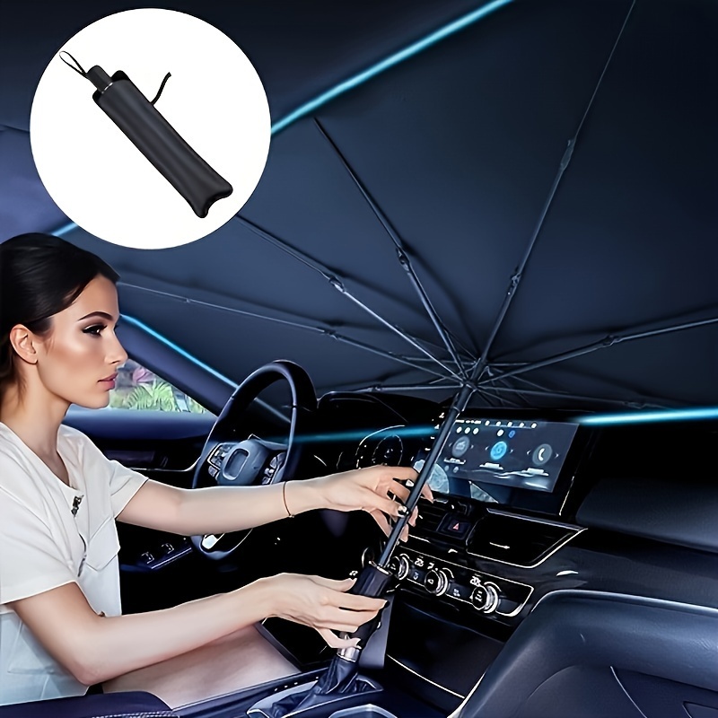 Car Windshield Sun Shade, Fold - Car Sunshade Windshield Umbrella Foldable recension och pris