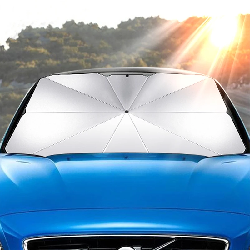 Car Windshield Sun Shade, Fold - Car Sunshade Windshield Umbrella Foldable recension och pris