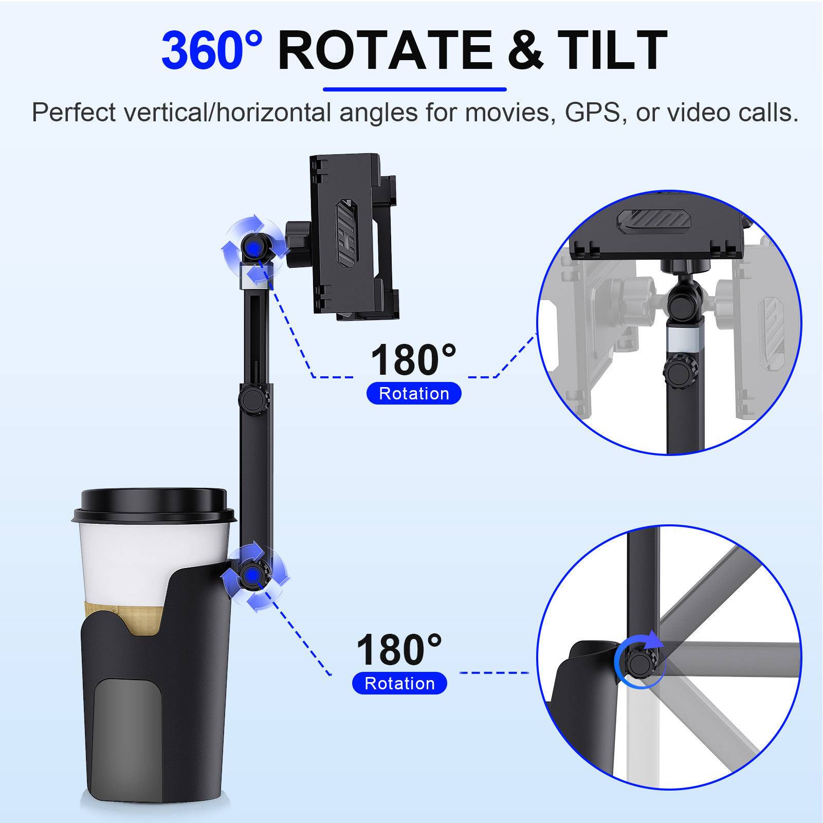 Car Cup Tablet Stand Phone Hol - Car Accessories recension och pris