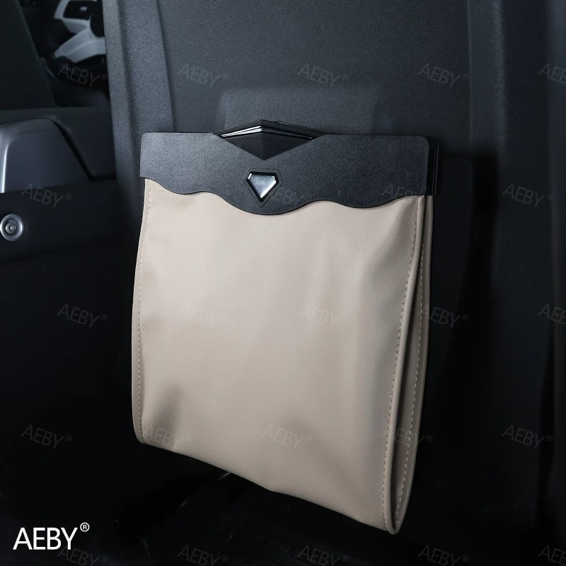 For New Land Rover Defender 90 - Waterproof Car Trash Can With Lid recension och pris