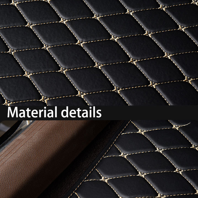 Kcimo 5Pcs Car Floor Mats PU L - Car Floor Mats Universal Waterproof Leather recension och pris