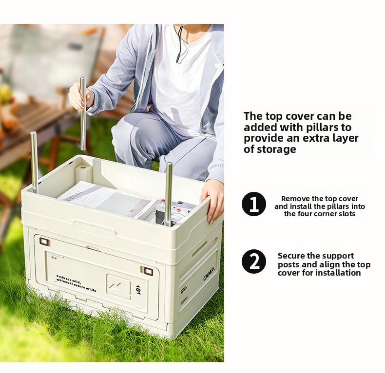 Camping Folding Storage Box Wo - Car Trunk Organizer Foldable Storage Box recension och pris