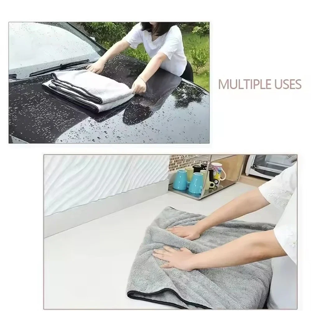 Microfiber Towel Car Wash Acce - Microfiber Car Drying Towel Super Absorbent recension och pris