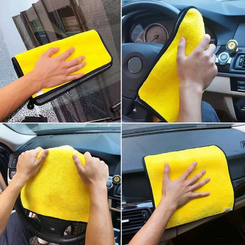 Microfiber Car Cleaning Towels - Microfiber Car Drying Towel Super Absorbent recension och pris