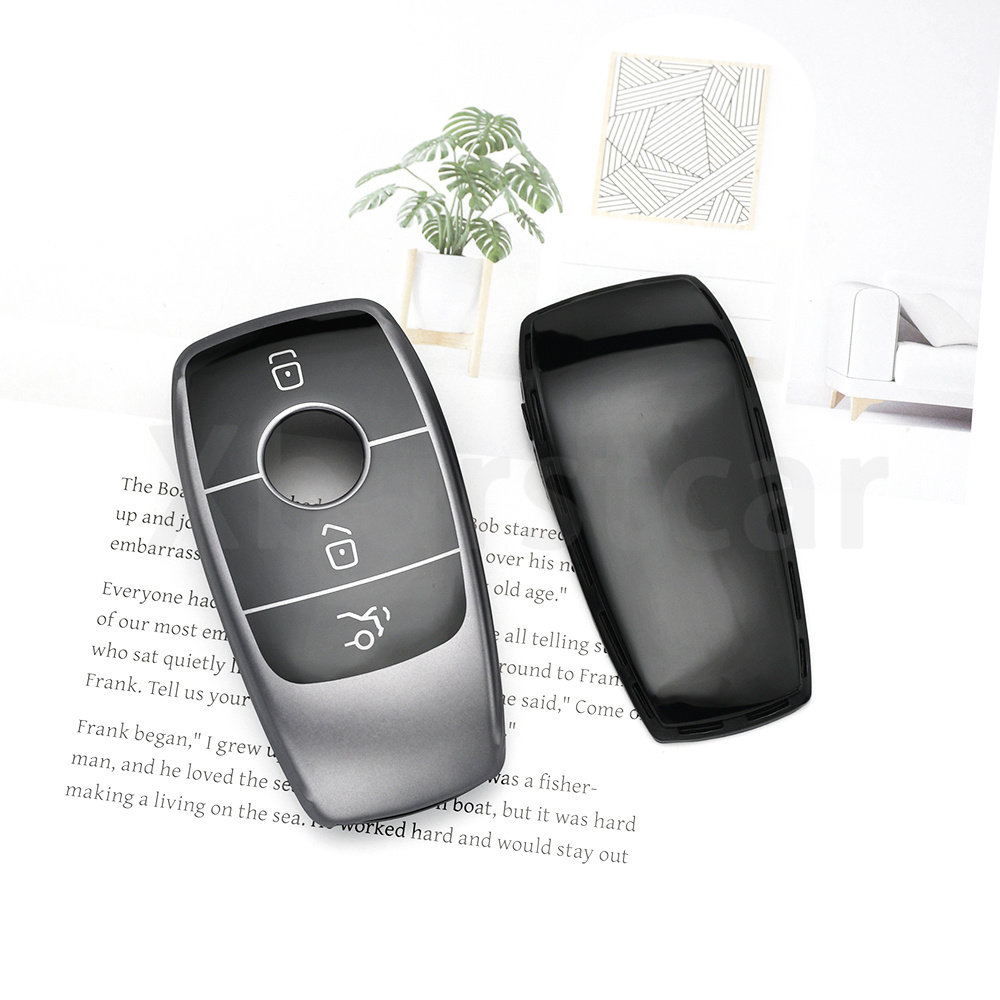 3 Button Gun Grey TPU Car Key  - Car Care recension och pris