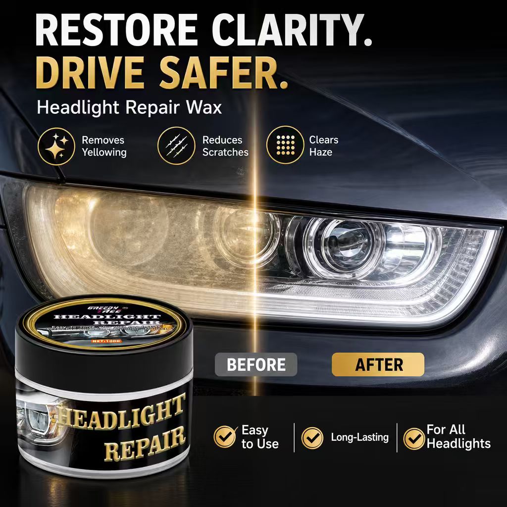 Car Headlight Repair Wax Polis - Car Scratch Repair Polishing Wax Paste recension och pris