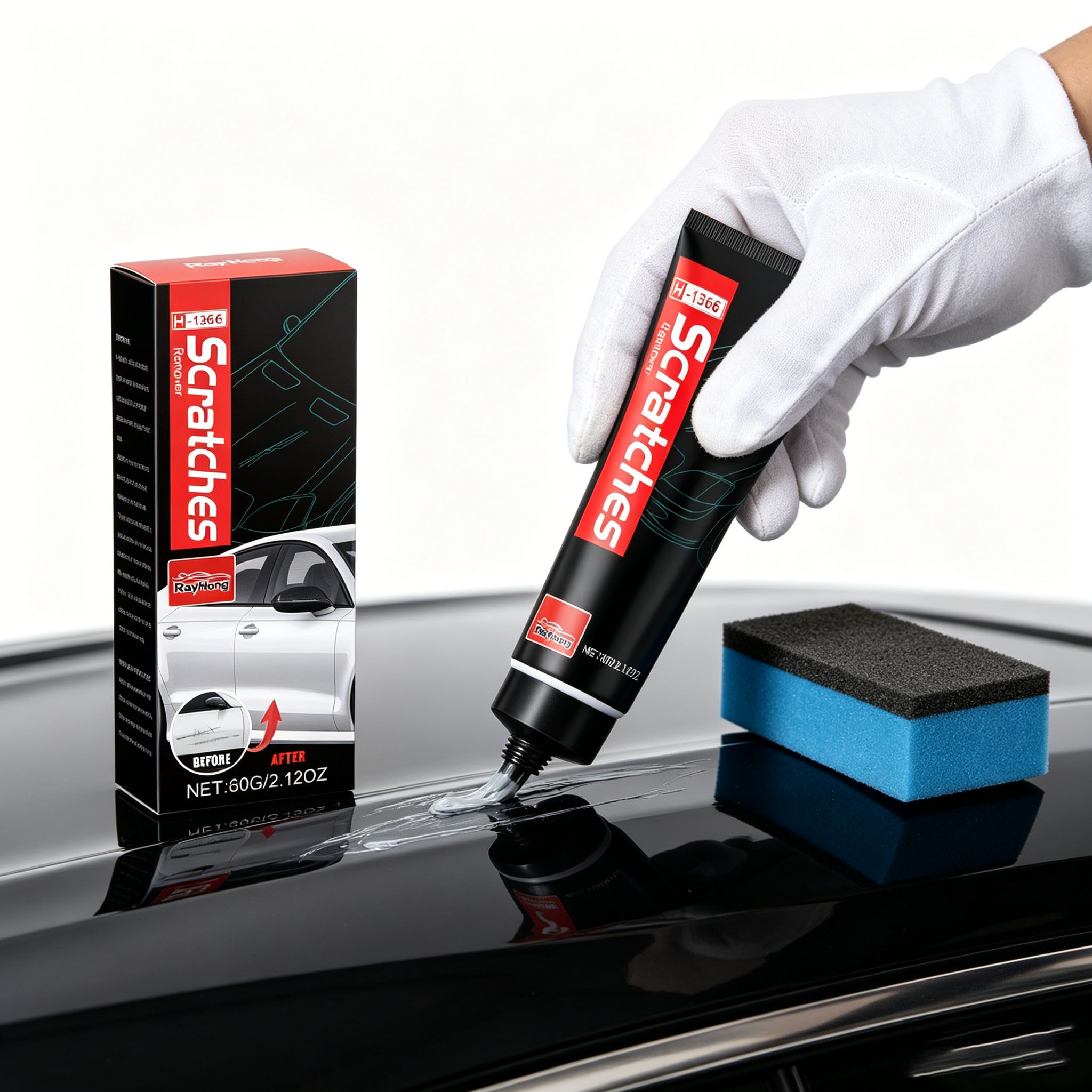 Car Scratch Removal Paste Eras - Car Scratch Repair Polishing Wax Paste recension och pris